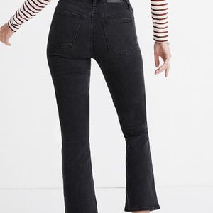 MADWELL- CALI DEMI BOOTCUT BLACK JEANS